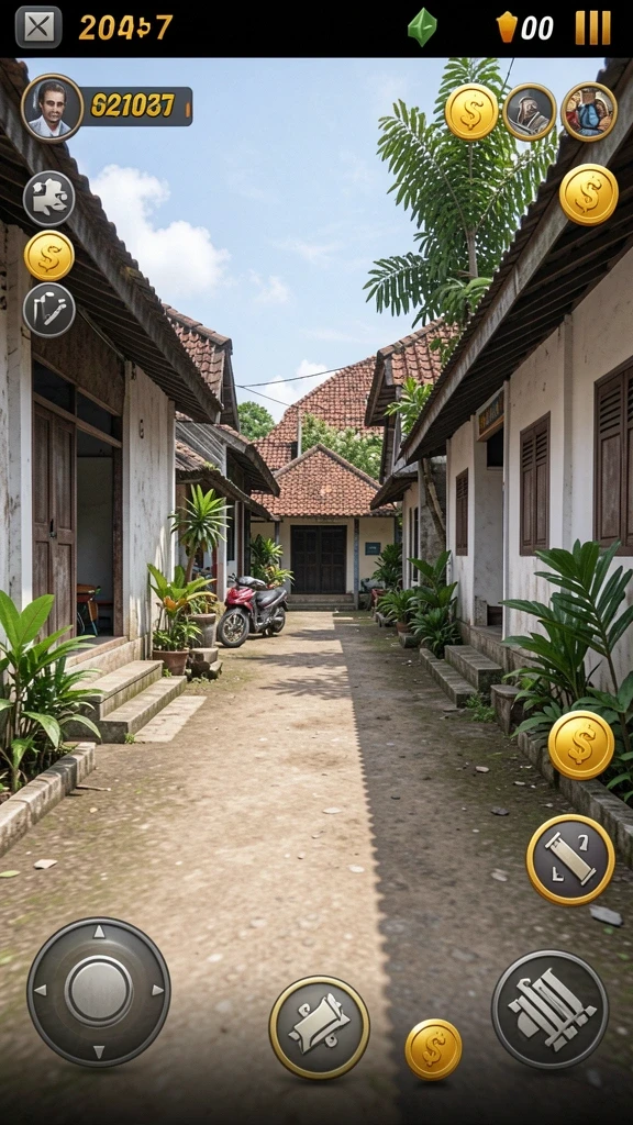 Pengalaman bermain yang mendebarkan dengan banyak tantangan.