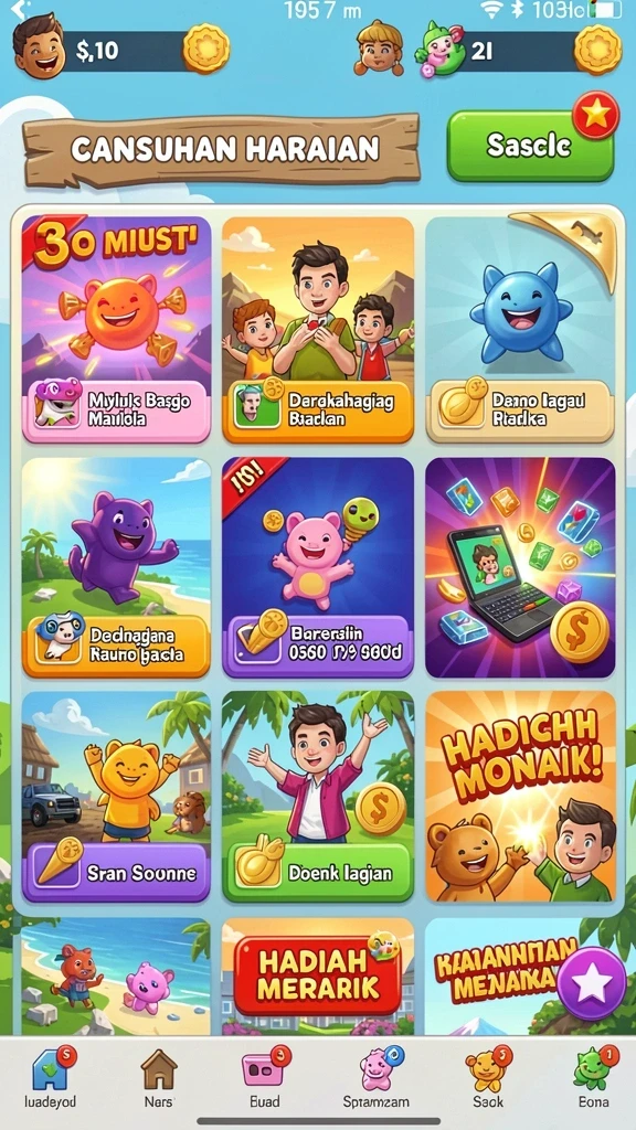 Nikmati berbagai tema permainan slot yang seru.