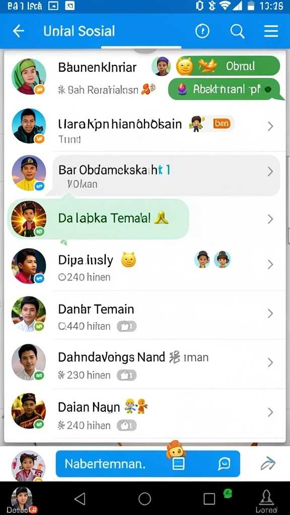 Tampilan antarmuka utama yang menarik.