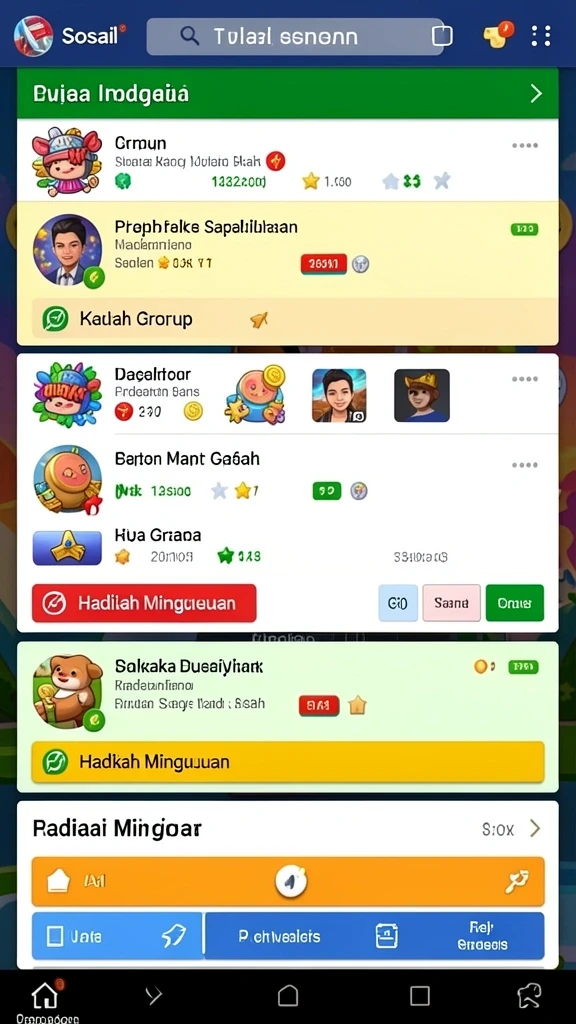 Tampilan awal yang menarik dan intuitif.