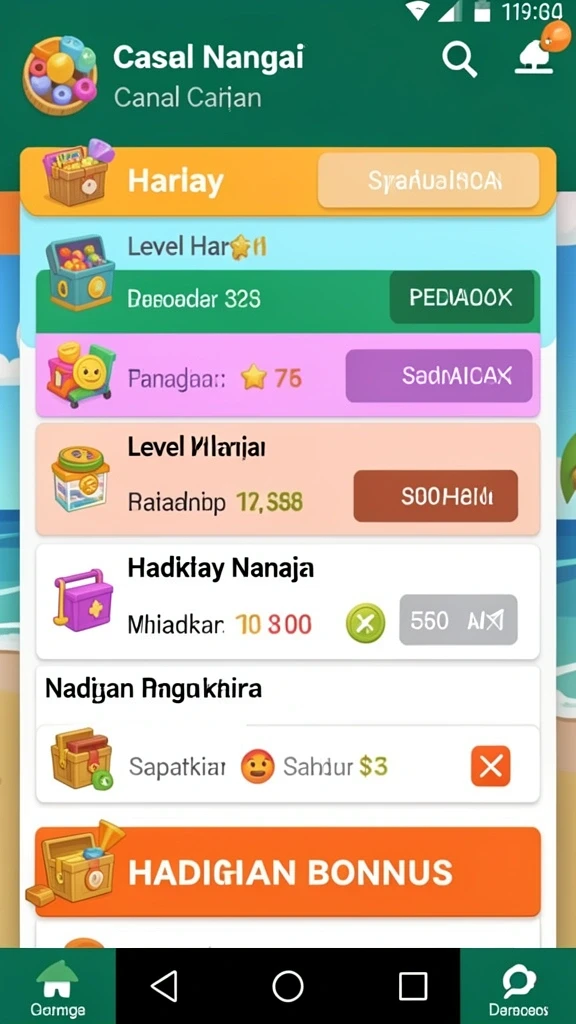 Berbagai jenis permata dengan efek yang menarik.