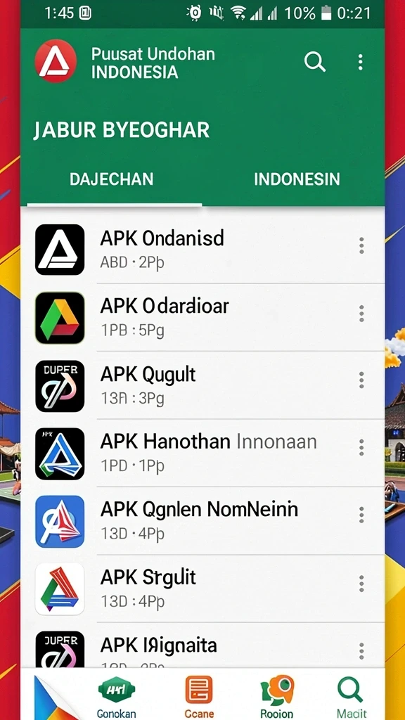 Tampilan antarmuka GF777 yang menarik dan user-friendly.