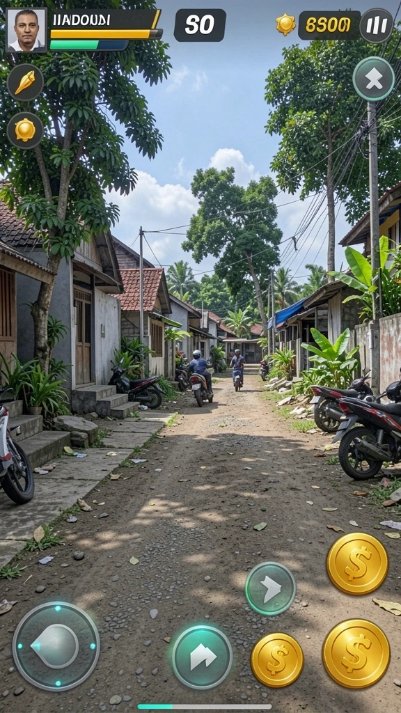 Mode kompetisi yang seru dengan teman.