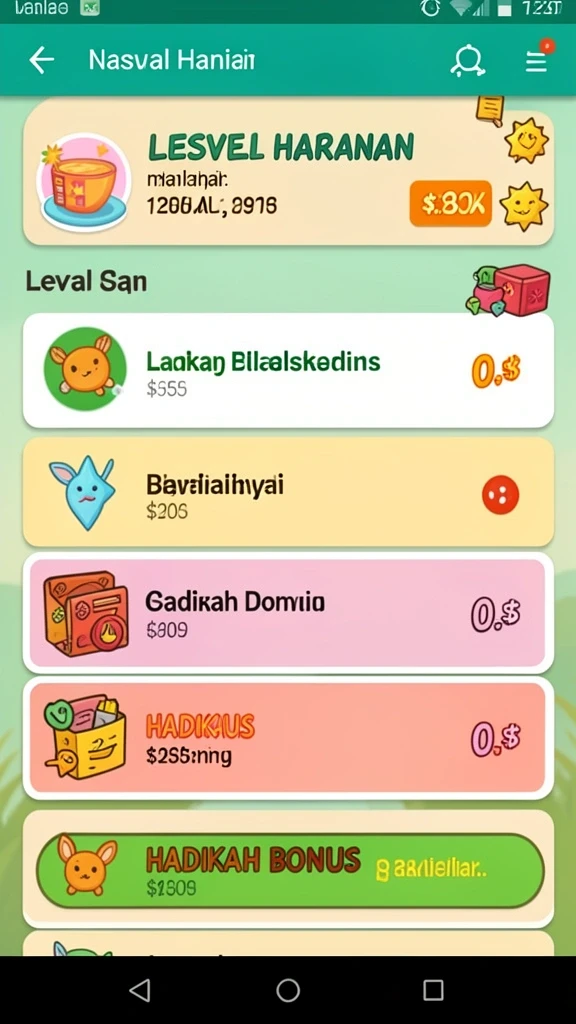 Screenshot fitur sosial untuk berinteraksi dengan teman.