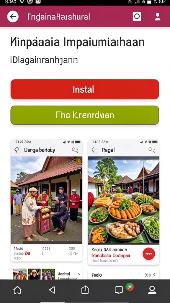 Tampilan antarmuka yang menarik dan ramah pengguna.