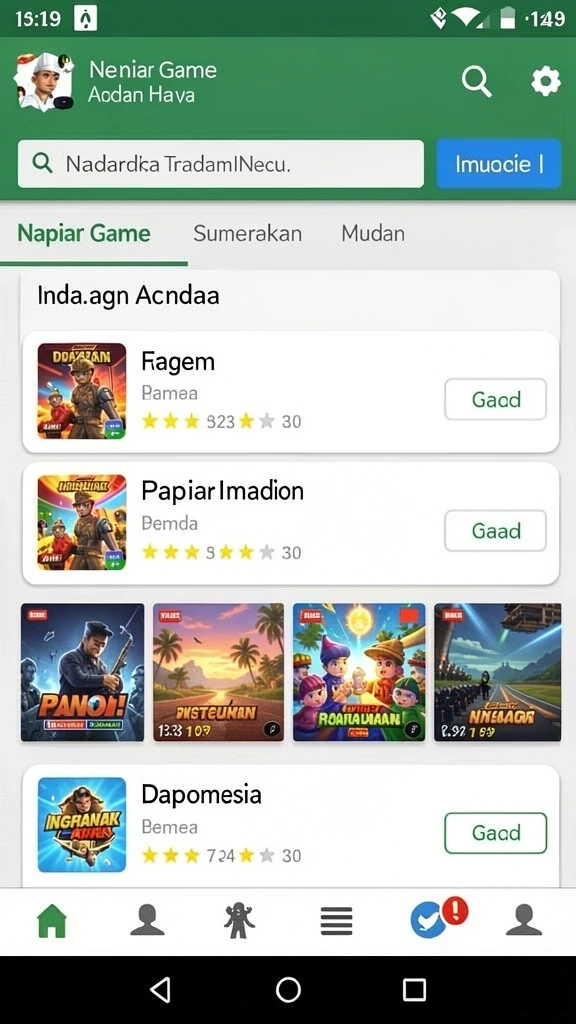 Tampilan antarmuka yang menarik dan user-friendly.