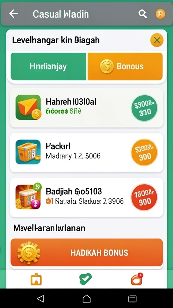 Gambaran tingkat kesulitan level pertama.