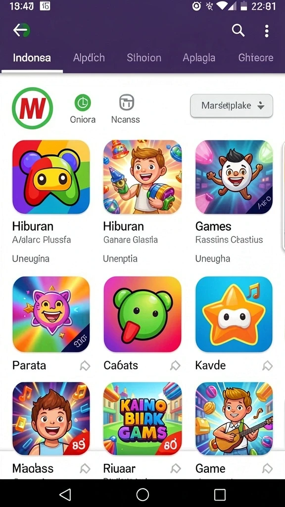 Gameplay yang seru dan menantang di setiap level.