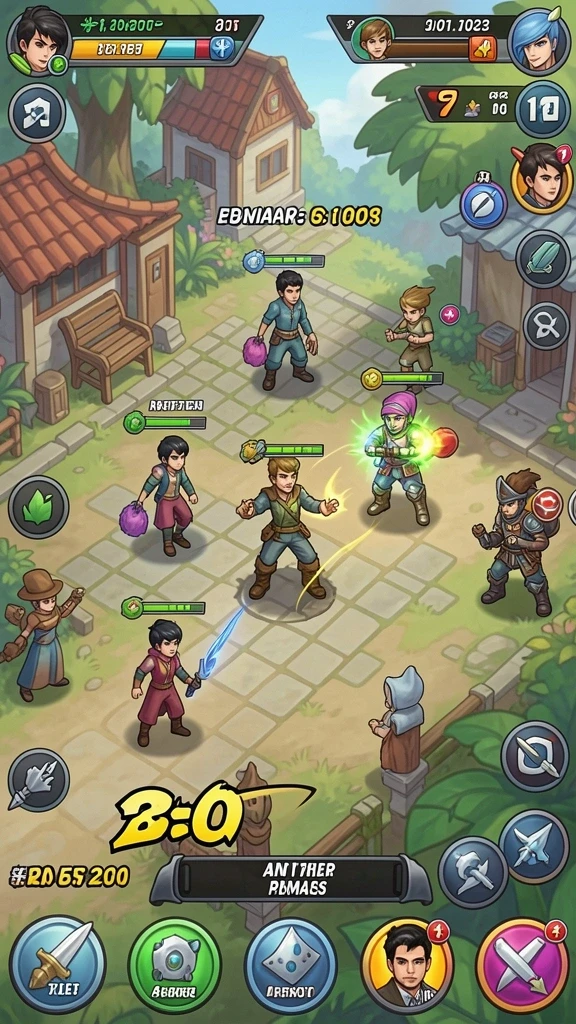 Gameplay yang seru dengan banyak tantangan.