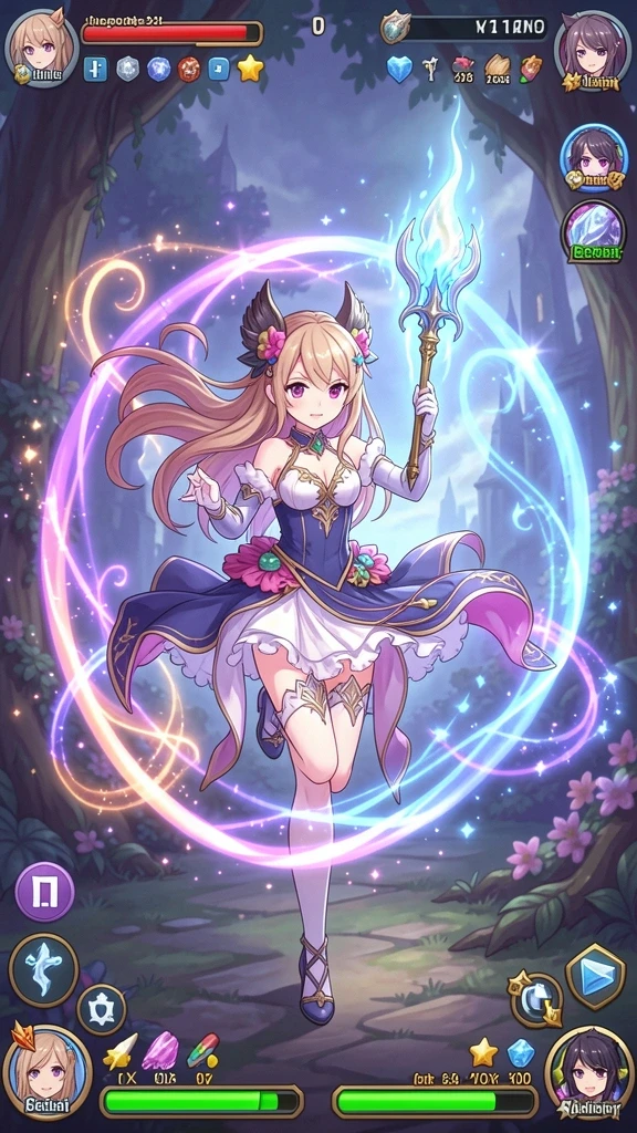 Screenshot menunjukkan salah satu level menantang dalam game.
