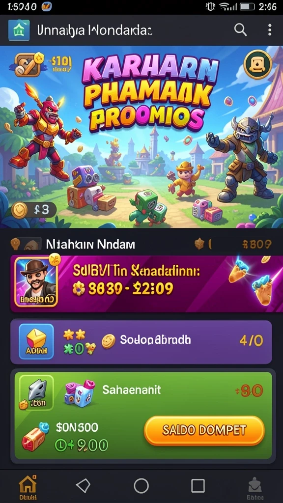 Sistem reward yang memberikan banyak keuntungan bagi pemain.
