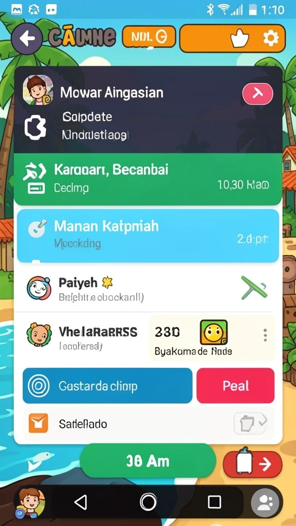 Screenshot tampilan awal aplikasi MITRA77.