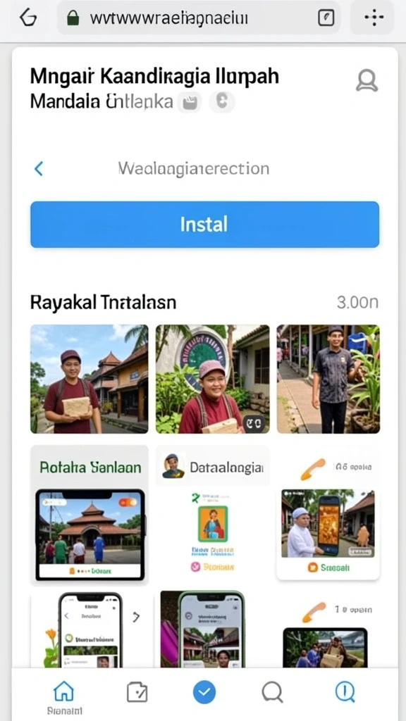 Tangkapan layar menampilkan karakter unik dalam game.