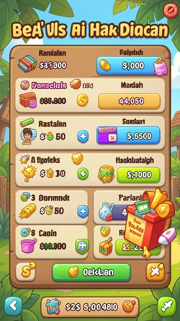 Sistem navigasi mudah untuk pengalaman bermain lebih baik.