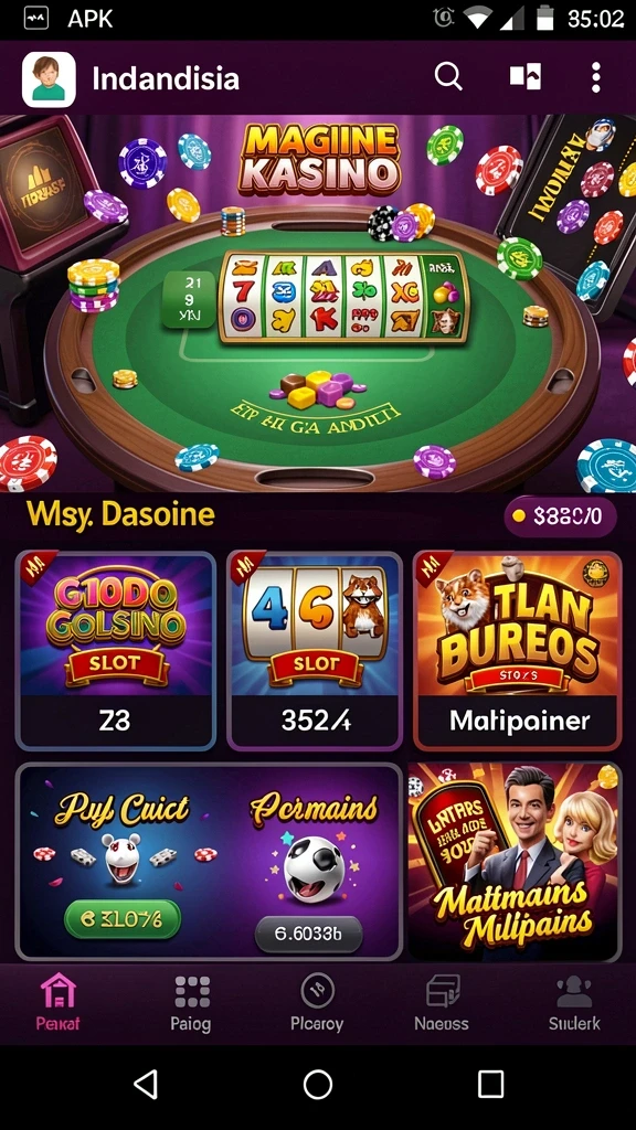 Banyak pilihan game slot dengan tema berbeda.