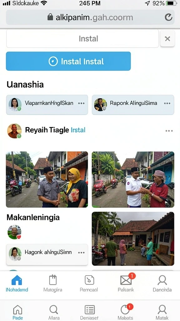 Screenshot dari fitur multiplayer yang seru.