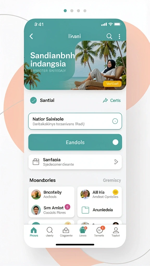 Tampilan antarmuka yang user-friendly.