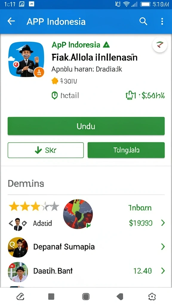 Tampilan antarmuka yang intuitif dan ramah pengguna.