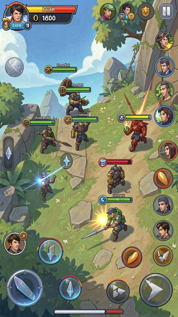 Momen kompetisi seru dalam mode multiplayer.