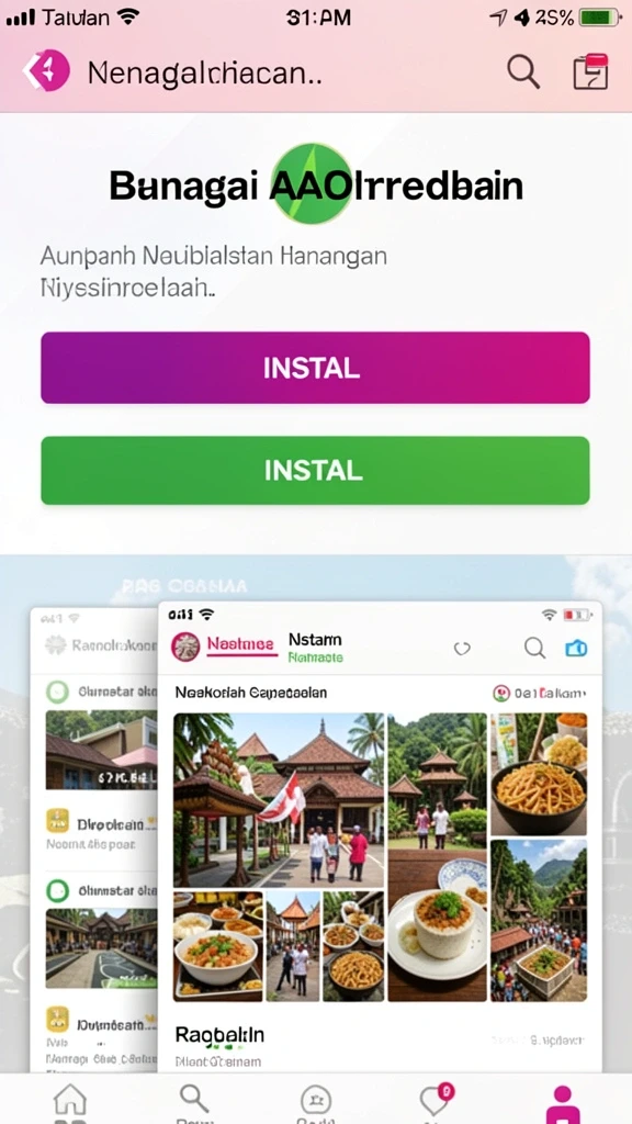 Tampilan antarmuka yang menarik dan mudah dinavigasi.