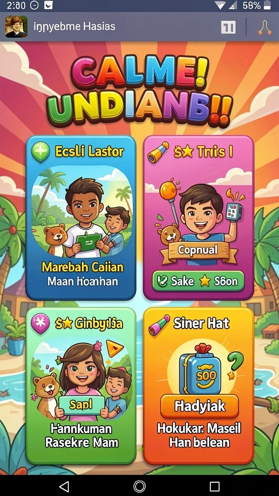 Fitur live draw yang memikat dan mendebarkan.