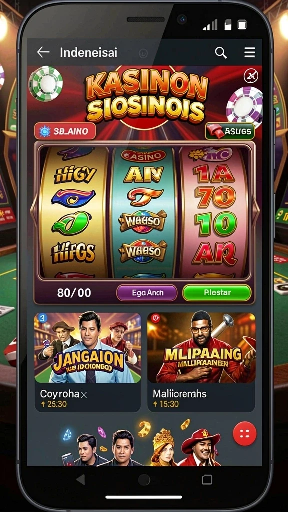 Tampilan awal yang menarik dan interaktif.