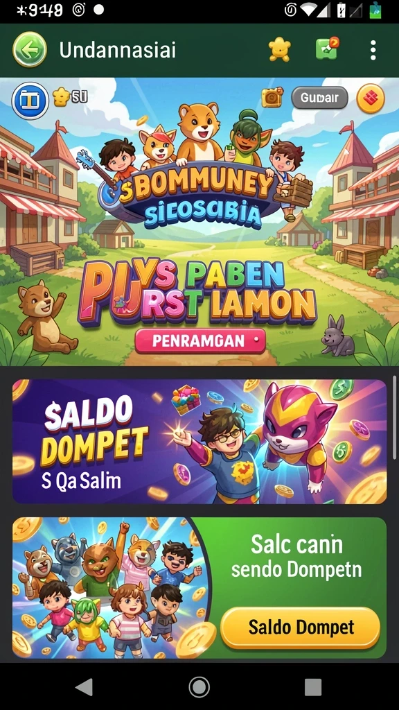 Fitur komunitas yang mendukung interaksi antar pemain.