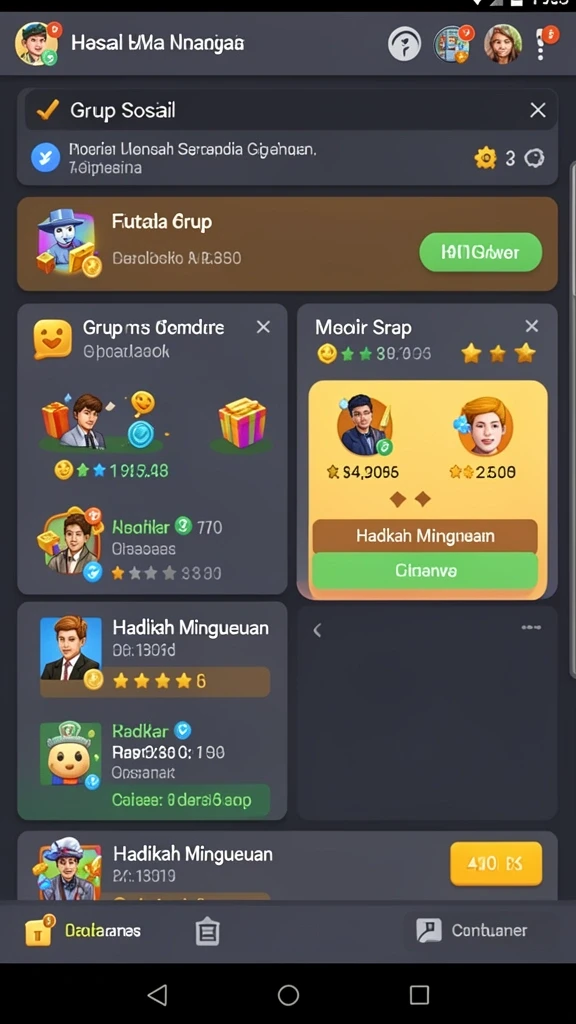 Gambar misi yang menantang dalam VISITORBET.