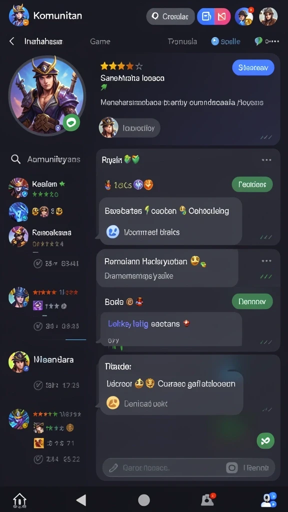 Karakter unik dan keren untuk dimainkan.