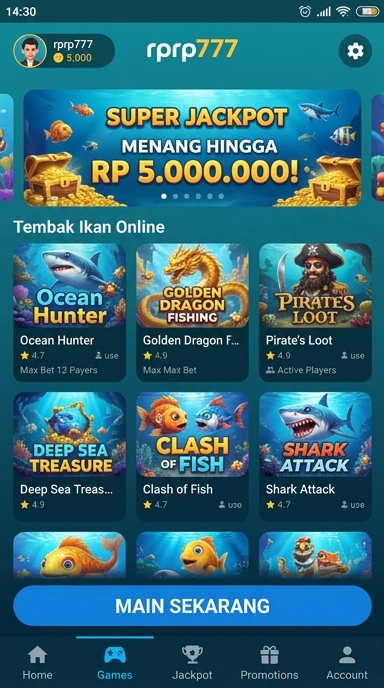 rprp777 — layar beranda